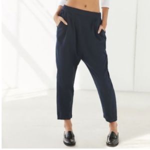 Navy BDG Urban Outfitters “Drop Crotch” Pants